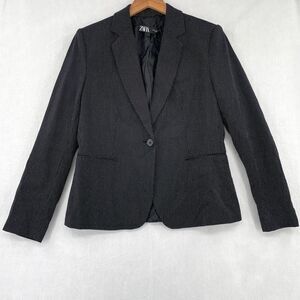 Zara Polka Dot Basic Blazer NWT 10